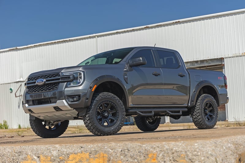 RC Pocket Fender Flares | E7 Velocity Blue | Ford Ranger 2WD/4WD (2024-2026) (manufacturer page)