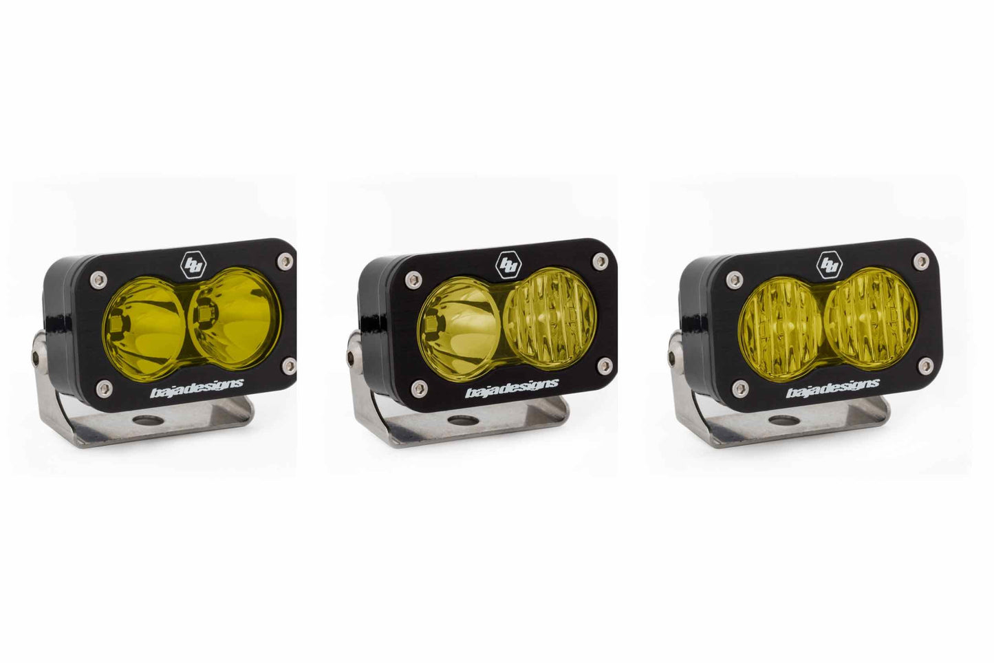 BD S2 Sport LED Wide Cornering Amber Flush Mount - Off Road - Universal (Image 6 of 6)