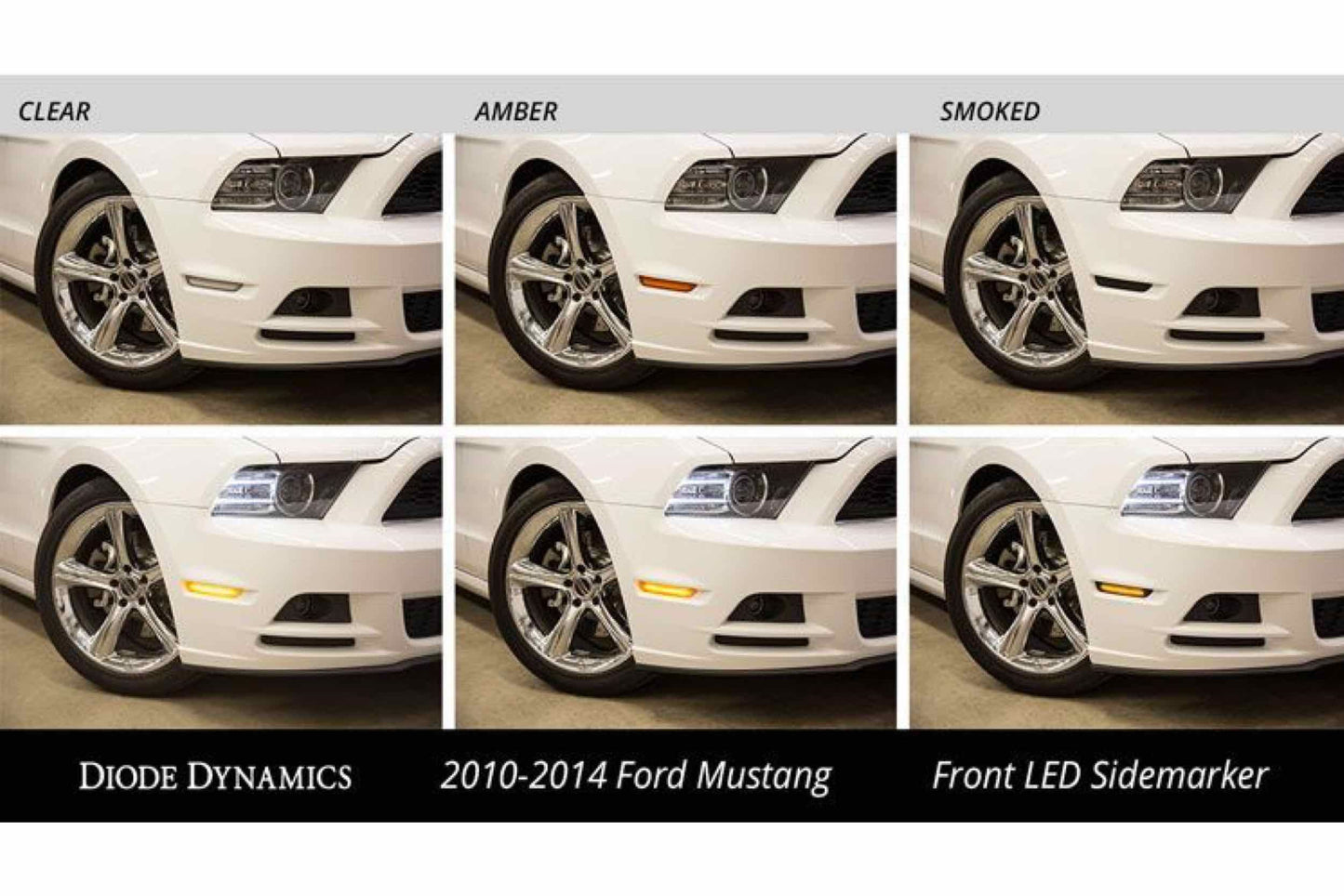 DD LED Sidemarkers: (Set / Clear / Mustang 10-14) - DRL & Signals (Image 6 of 6)