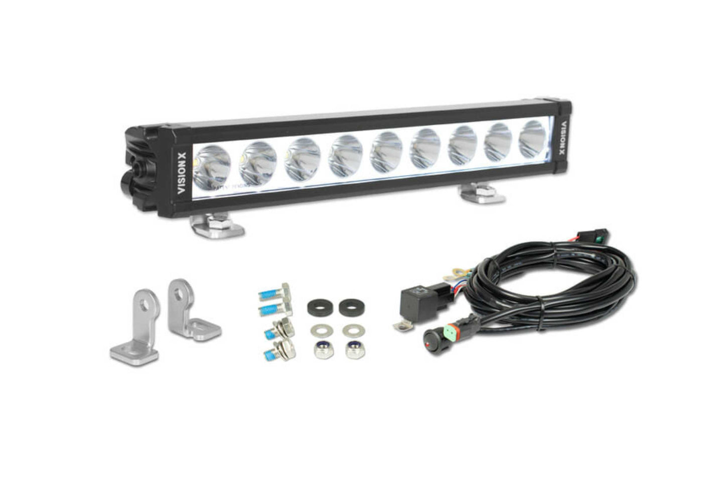Vision X Light Bar: 39.65in (30-LED / XPL / Straight / Halo / Incl. L Brackets & Harness) - Off Road - Universal (Image 6 of 6)