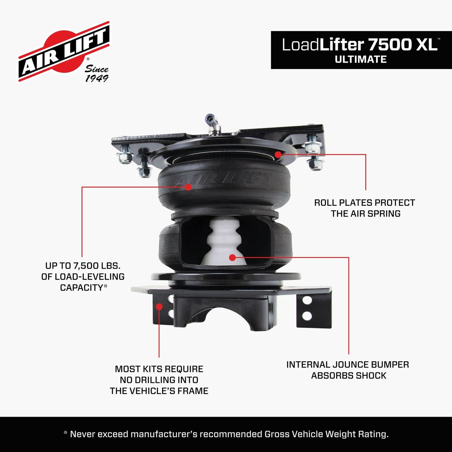 Air Lift Company 57538 1119 Silverado/Sierra 2500/3500Hd Loadlifter 7500Xl | GMC Sierra 2500HD