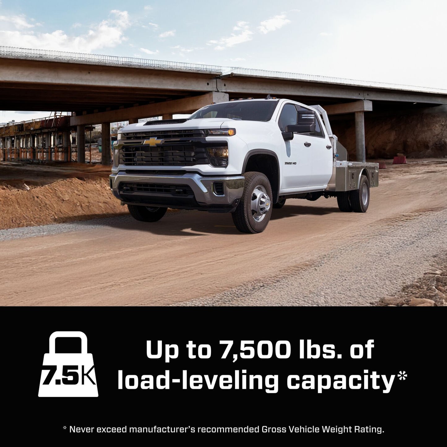 Air Lift Company 57543 16C Silverado/Sierra 3500 Cab/Chassis (Commercial Wide Axle Only) Loadlifter 7500 Xl Ultimate Air S