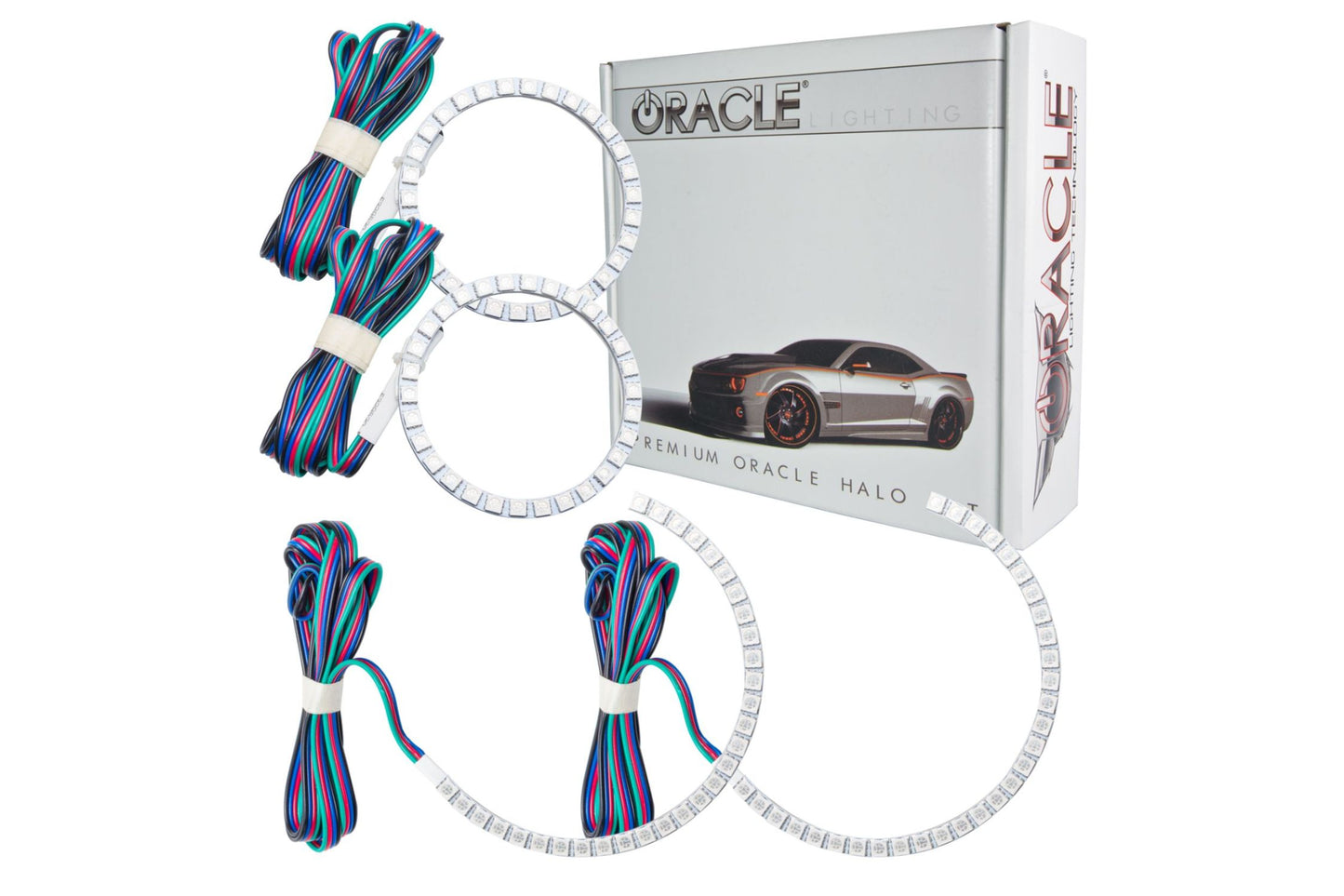 Oracle LED Halo Kit: 14-15 Infiniti Q60 (ColorShift RGB / Simple Controller) - LED Halos/Strips