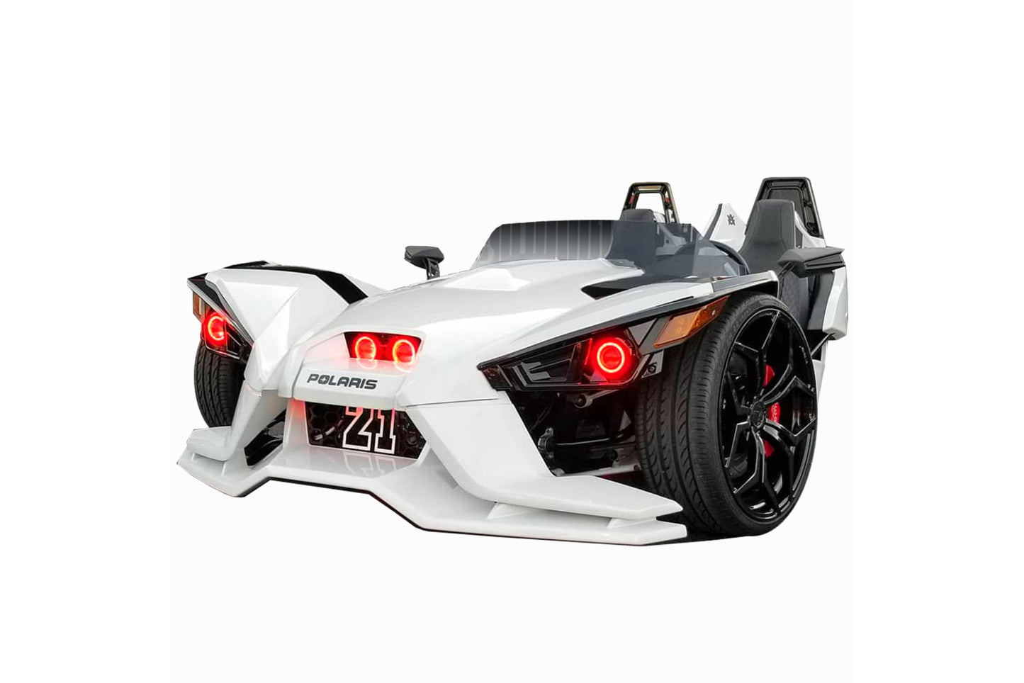 Oracle LED Halo Kit: 15-16 Polaris Slingshot (White Single Color) - LED Halos/Strips (Image 4 of 4)