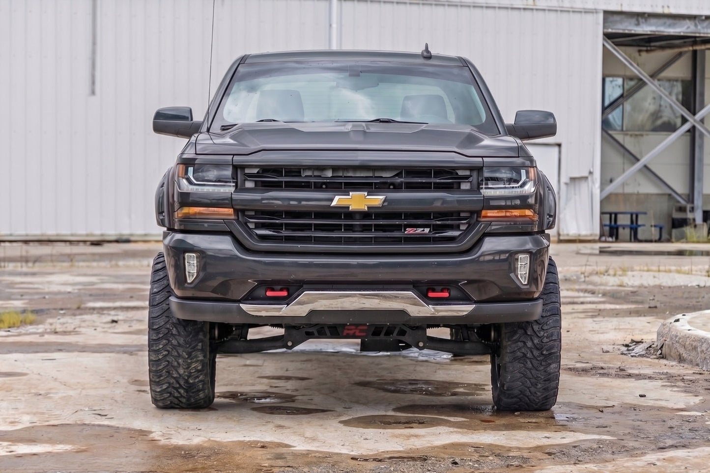 Pocket Fender Flares | 6'7" & 8' Bed | GJI Shadow Gray | Chevy Silverado 1500 (14-18)/2500HD - Fender Flares (Image 6 of 6)