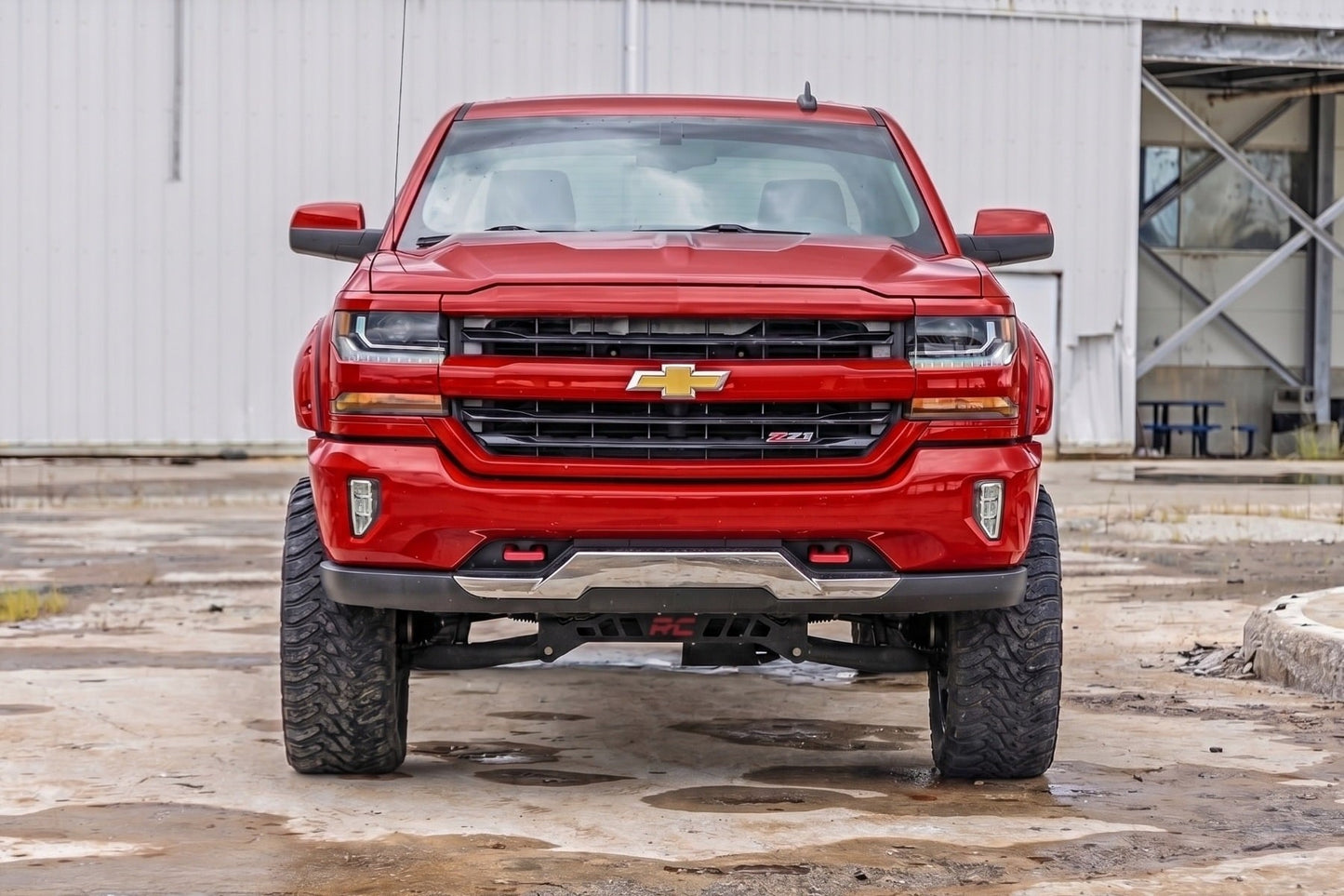 Pocket Fender Flares | 6'7" & 8' Bed | GCN Victory Red | Chevy Silverado 1500 (14-18)/2500HD - Fender Flares (Image 6 of 6)