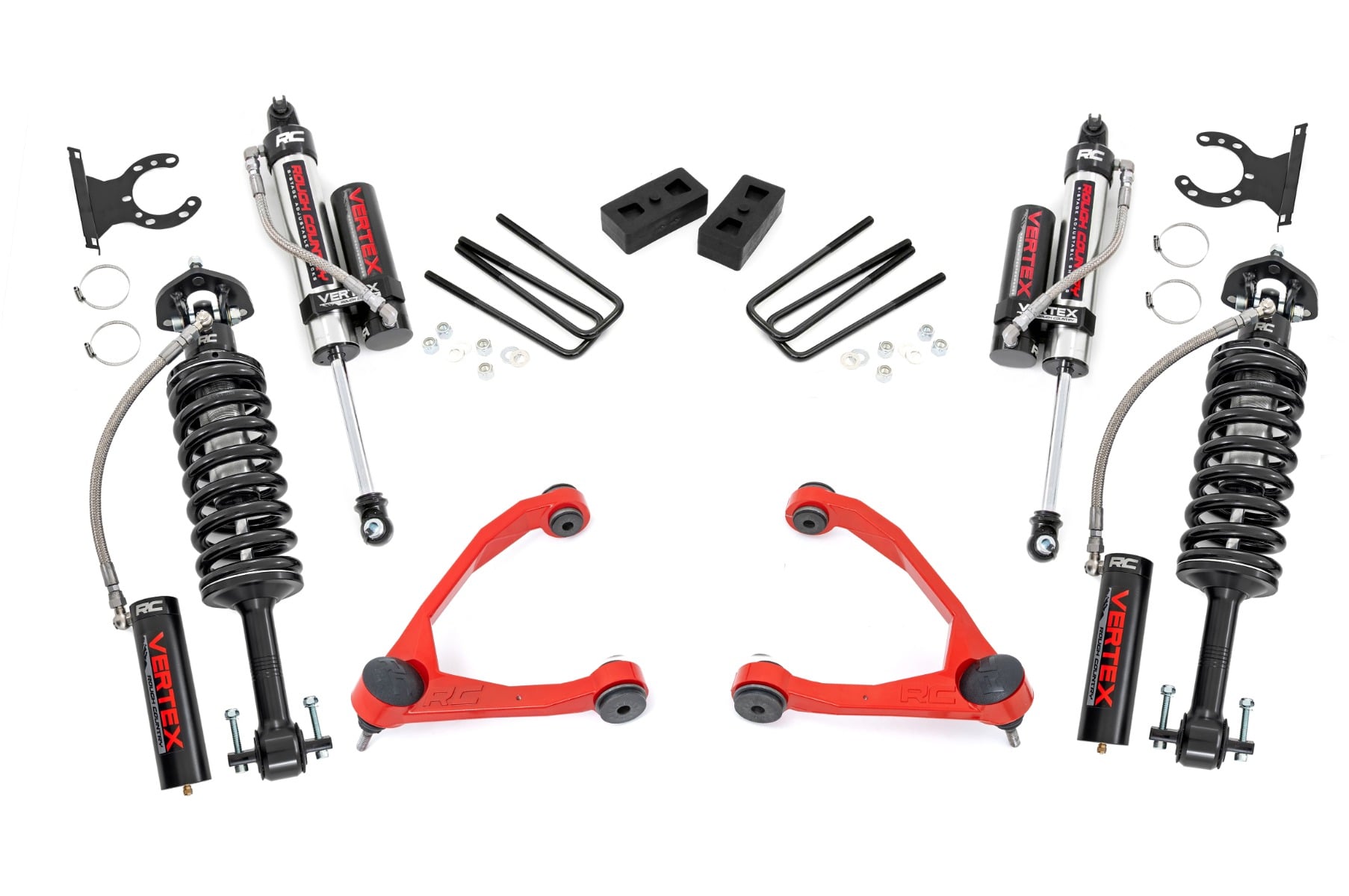 RC 3.5 Inch Lift Kit | Cast Steel | N3 Strut | Chevy/GMC 1500 (07-13) (manufacturer page)