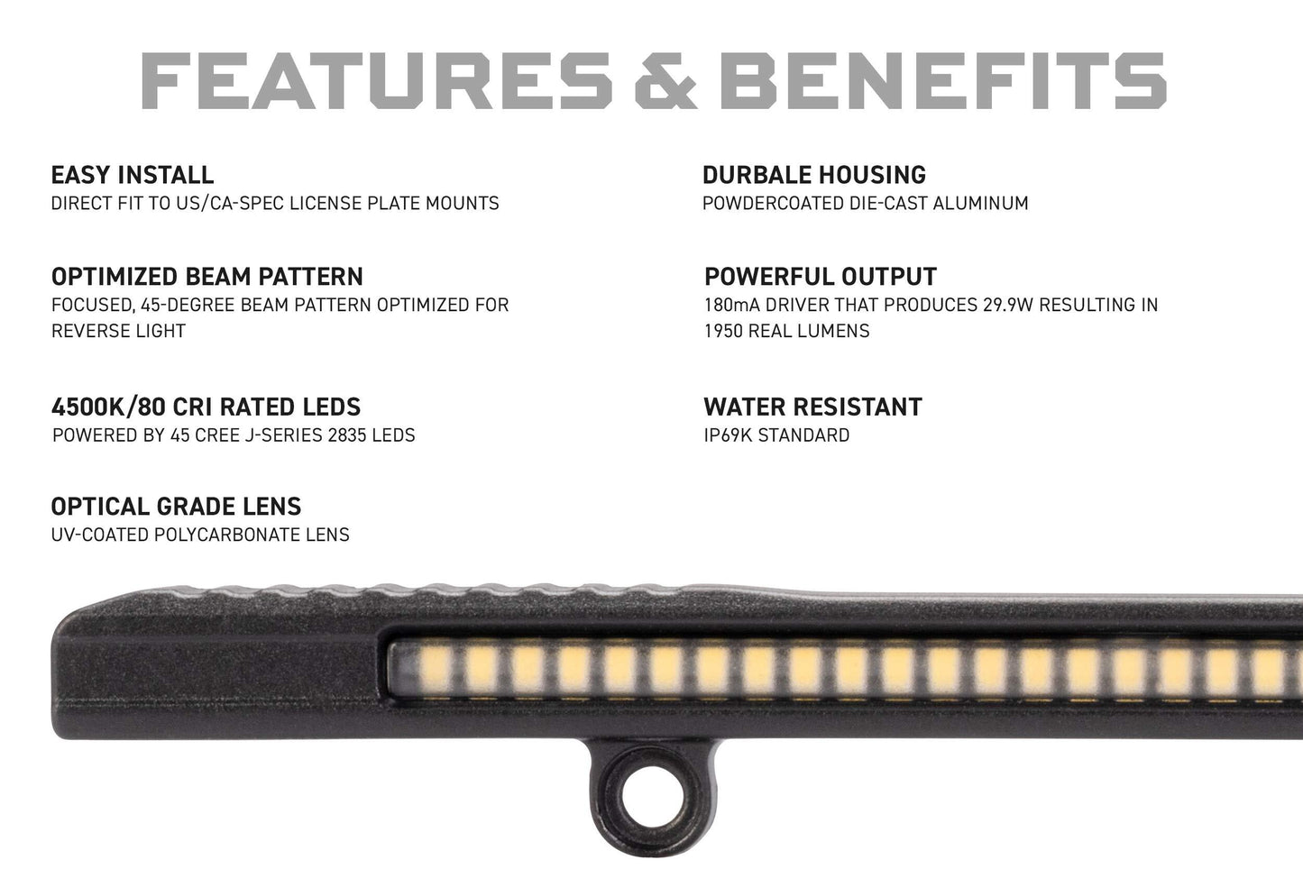 Reverse Light: Backup Light Boost Bar - Tail Lights (Image 4 of 6)