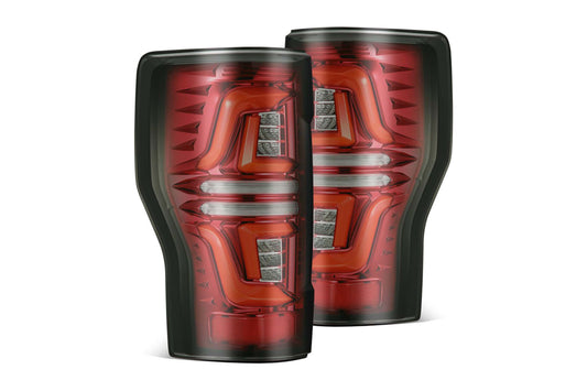 AlphaRex (Pro-Series) 2017-2019 Ford Super Duty LED Tail Lights - Red Smoke - Tail Lights (Image 1 of 6)
