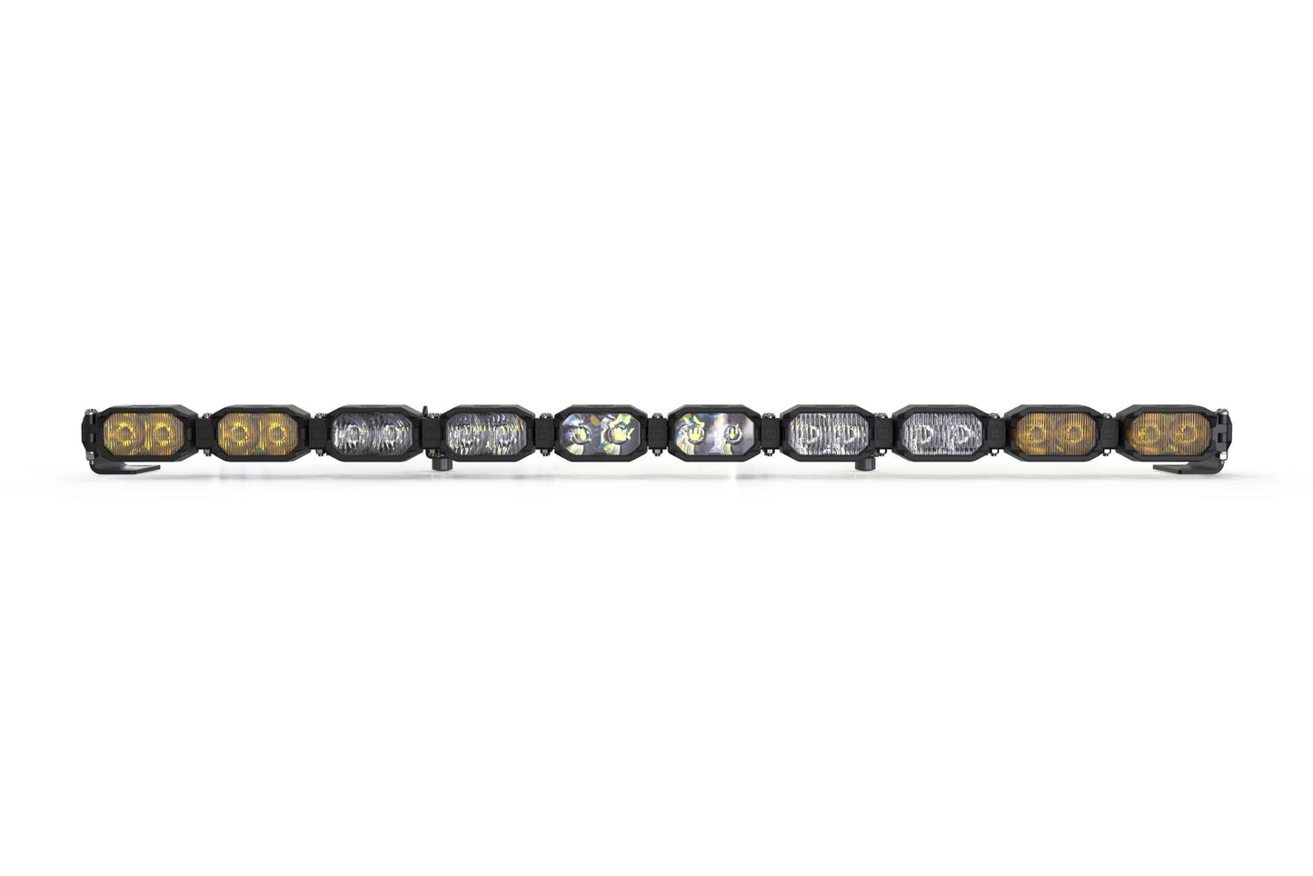 Single-Row BangerBar: (10 Pod / 40") (HXB Power - White/Yellow) - Off Road - Veh. Spec (Image 2 of 6)