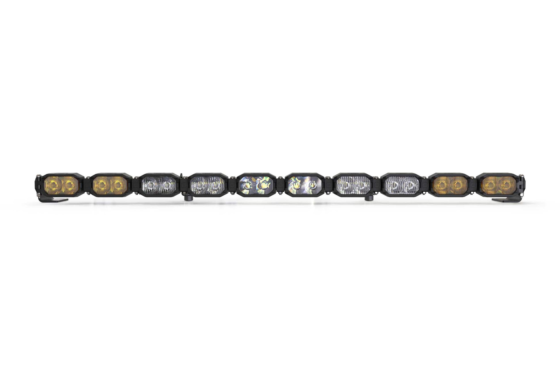 Single-Row BangerBar: (10 Pod / 40") (HXB Power - White/Yellow) - Off Road - Veh. Spec (Image 2 of 6)