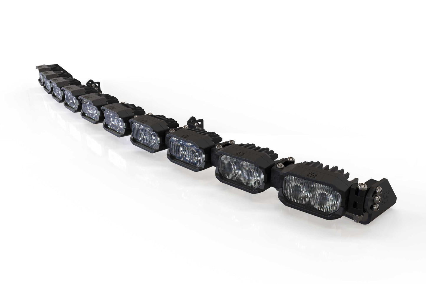 Single-Row BangerBar: (10 Pod / 40") (HXB Power - White/Yellow) - Off Road - Veh. Spec (Image 4 of 6)
