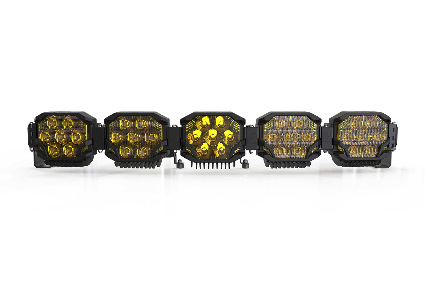 Triple-Row BangerBar: (5 Pod / 36") (HXB Power - Yellow) - Off Road - Veh. Spec (Image 1 of 6)