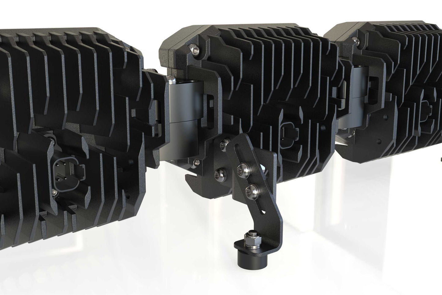 Triple-Row BangerBar: (5 Pod / 36") (HXB Power - Yellow) - Off Road - Veh. Spec (Image 3 of 6)