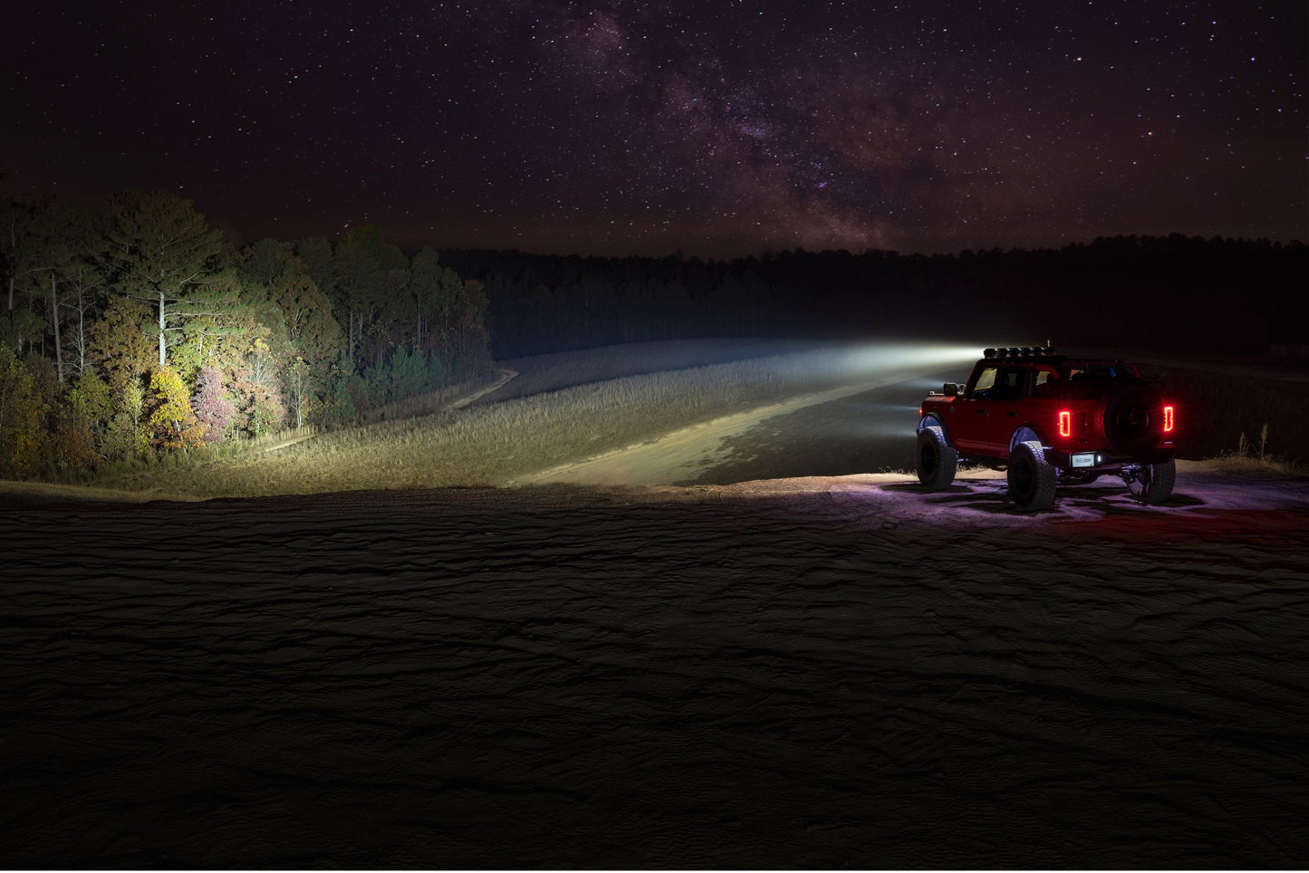 Triple-Row BangerBar: (5 Pod / 36") (HXB Power - Yellow) - Off Road - Veh. Spec (Image 6 of 6)
