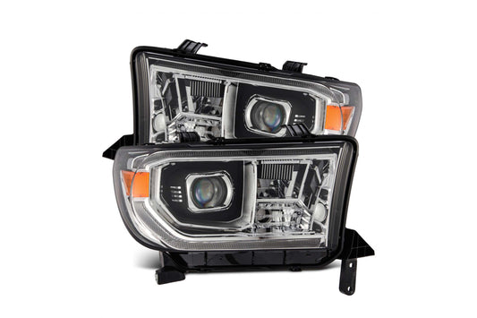 AlphaRex (LUXX-Series) (07-13) Toyota Tundra LED G2 Projector Headlights - Chrome - Headlights (Image 1 of 6)