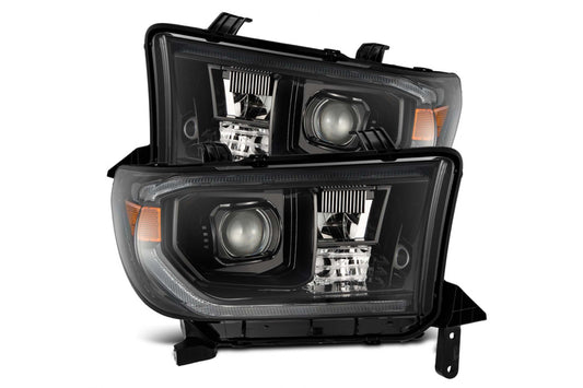 AlphaRex (LUXX-Series) (07-13) Toyota Tundra LED G2 Projector Headlights - Alpha-Black - Headlights (Image 1 of 6)