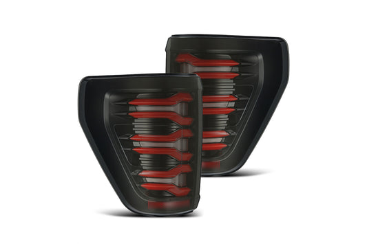 AlphaRex (LUXX-Series) (21-22) Ford F150 LED Tail Lights - Black-Red - Tail Lights (Image 1 of 6)