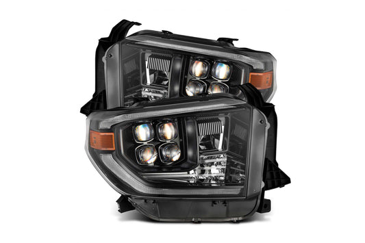 AlphaRex (Nova-Series) (14-21) Toyota Tundra LED Projector Headlights - Alpha Black - Headlights (Image 1 of 6)