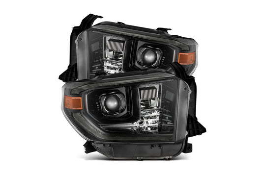 AlphaRex (LUXX-Series G2) (14-21) Toyota Tundra LED Projector Headlights - Alpha Black - Headlights (Image 1 of 6)