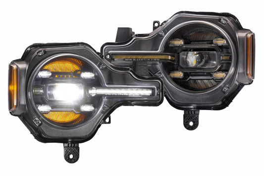 XB LED Headlights: Ford Bronco (21+ / White DRL / Set) - Headlights (Image 1 of 6)