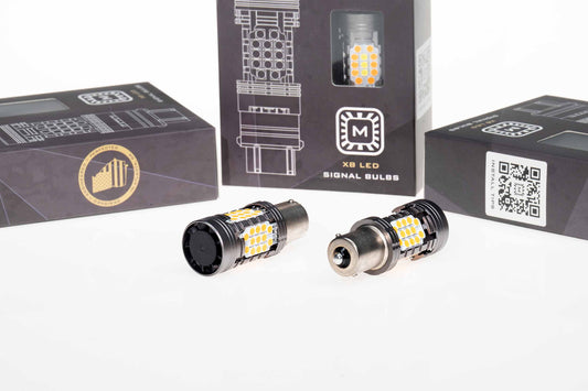 1156: XB LED Bulbs (Amber / Set) - Signal/Brake/Interior (Image 1 of 6)