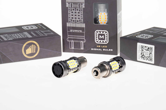 1156: XB LED Bulbs (White / Set) - Signal/Brake/Interior (Image 1 of 6)