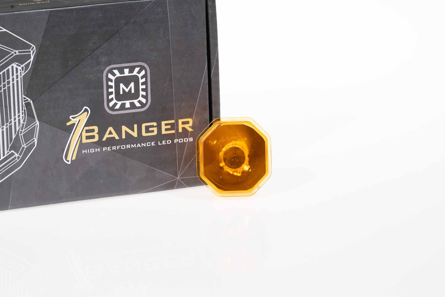 Lens Only: 1Banger (Yellow / Spot / Each) - Off Road - Veh. Spec (Image 1 of 3)