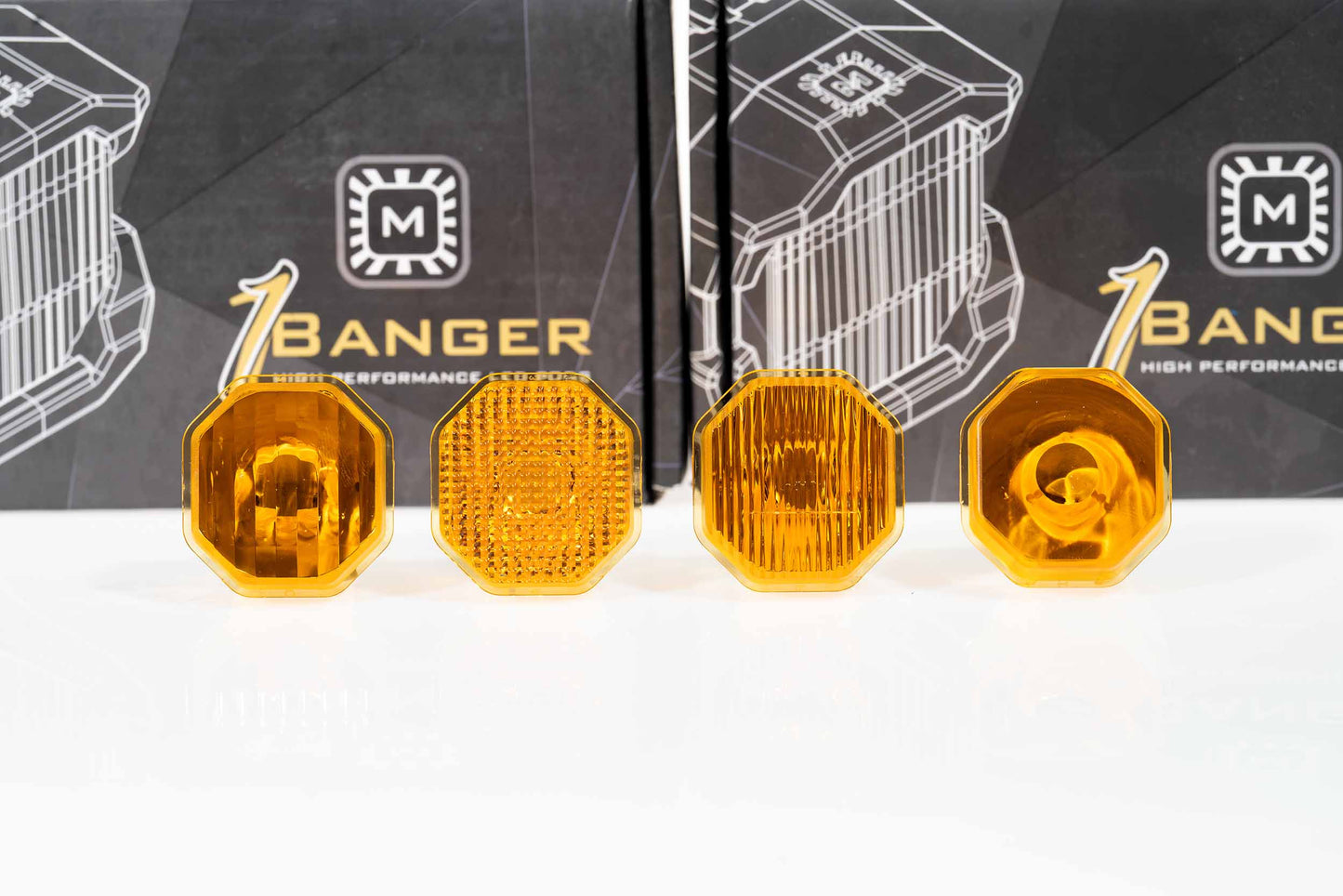 Lens Only: 1Banger (Yellow / Spot / Each) - Off Road - Veh. Spec (Image 2 of 3)