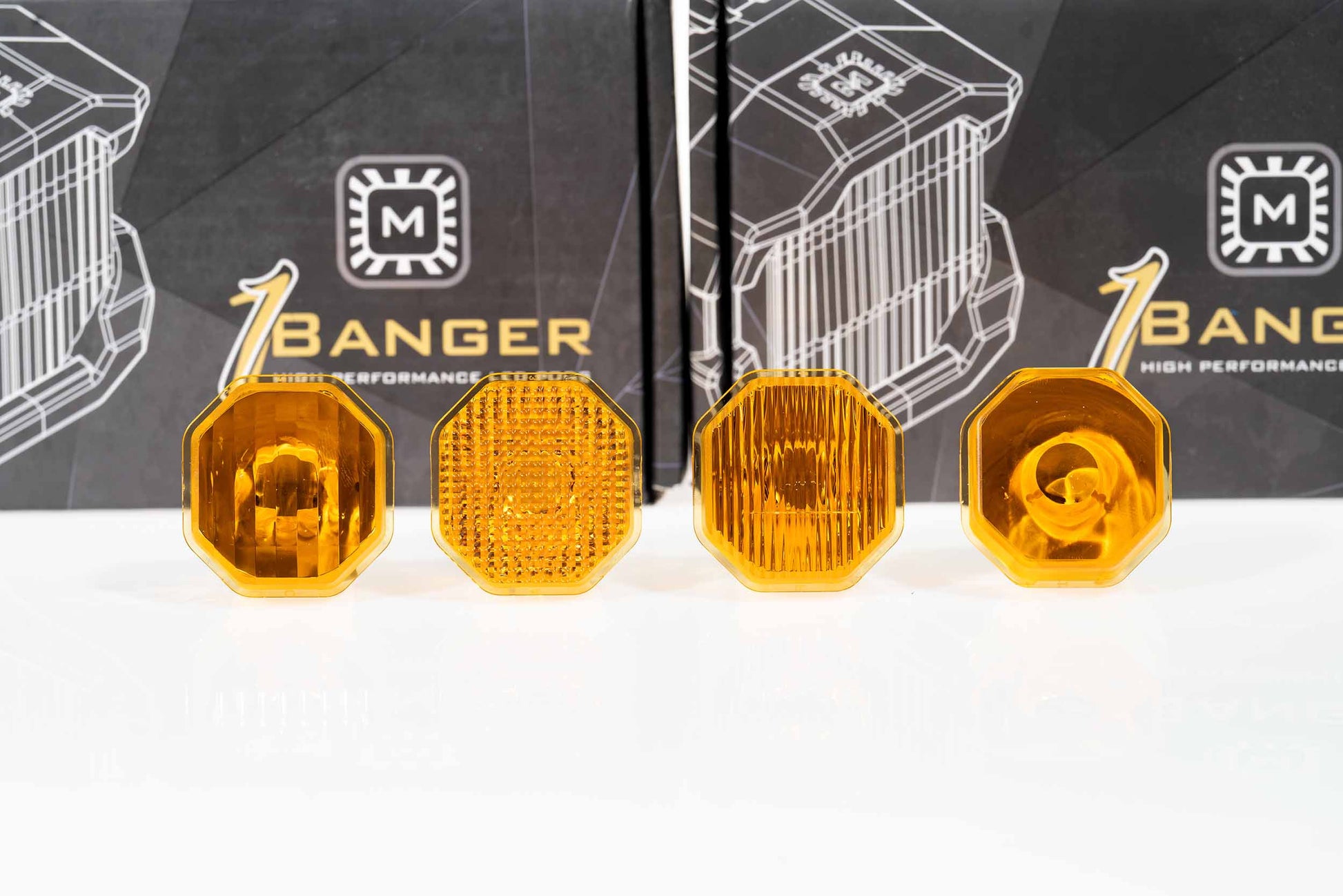 Lens Only: 1Banger (Yellow / Spot / Each) - Off Road - Veh. Spec (Image 2 of 3)