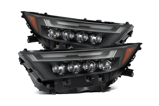 ARex Nova LED Headlights: Toyota Rav4 Low Trim (19-23) - Black (Set) - Headlights (Image 1 of 6)