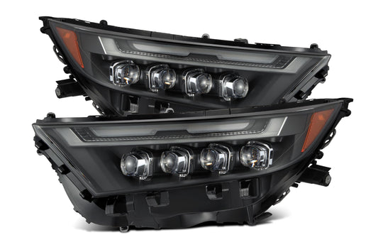 ARex Nova LED Headlights: Toyota Rav4 High Trim (19-23) - Black (Set) - Headlights (Image 1 of 6)