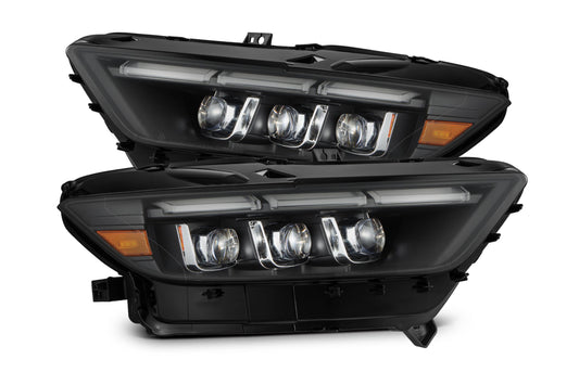 ARex Nova Mk2 LED Headlights: 15-17 Mustang / 18-20 Shelby - Black (Set) - Headlights (Image 1 of 6)