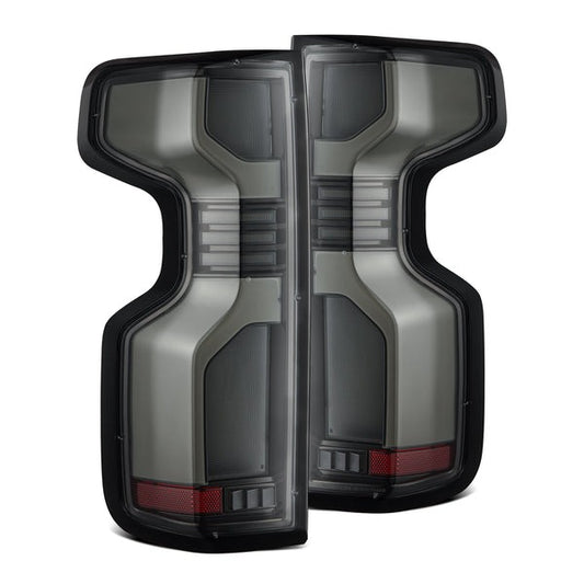 AlphaRex (LUXX-Series) 2019-2024 Chevrolet Silverado LED Tail Lights - Alpha-Black - Tail Lights (Image 1 of 6)