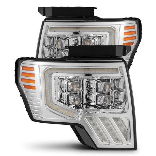 AlphaRex NOVA-Series MKII (09-14) Ford F-150 LED Headlights - Chrome - Headlights (Image 1 of 6)