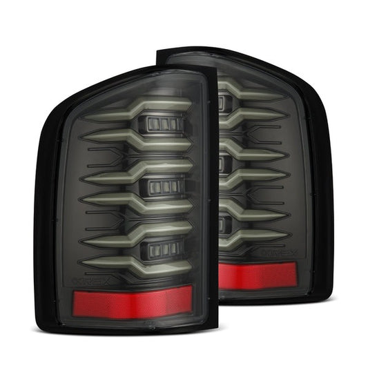 AlphaRex (LUXX-Series) 2007-2013 Chevrolet Silverado LED Tail Lights - Alpha-Black - Tail Lights (Image 1 of 6)
