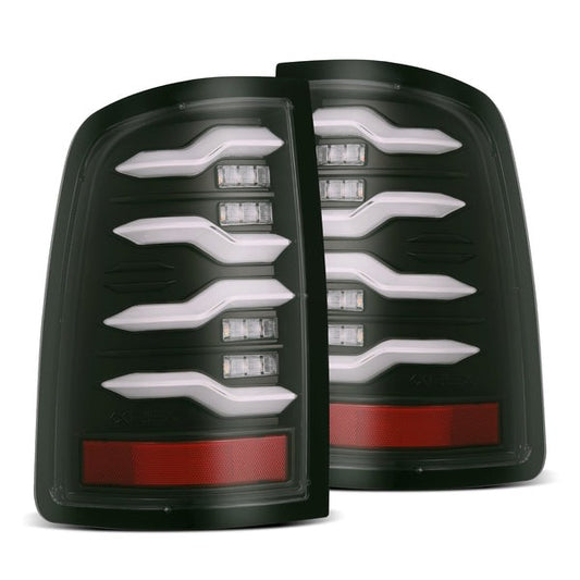 AlphaRex (LUXX-Series) 2009-2018 Dodge Ram LED Tail Lights - Black - Tail Lights (Image 1 of 6)