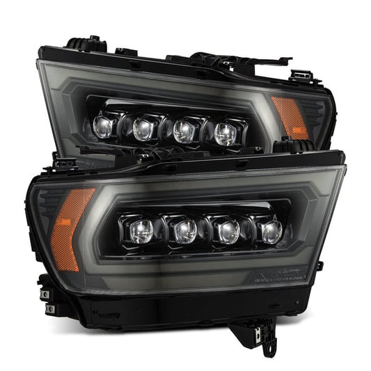 AlphaRex (NOVA-Series) MK2 2019-2024 Ram 1500 LED Projector Headlights Alpha-Black - Headlights (Image 1 of 6)