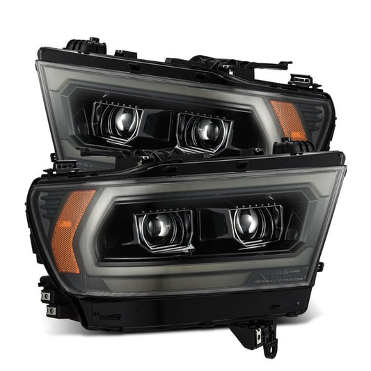 AlphaRex (LUXX-Series) MK2 2019-2024 Ram 1500 LED Projector Headlights Alpha-Black - Headlights (Image 1 of 6)