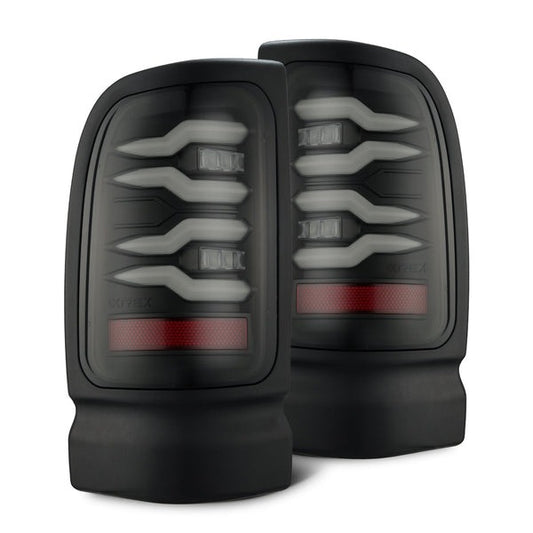 AlphaRex (LUXX-Series) 94-01 Dodge Ram 1500 / 94-02 Ram 2500/3500 LED Tail Lights - Black - Tail Lights (Image 1 of 6)