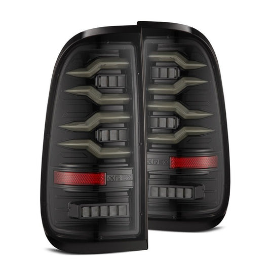 AlphaRex (LUXX-Series) 1997-2003 Ford F150 / 1999-2016 Super Duty LED Tail Lights - Alpha-Black - Tail Lights (Image 1 of 6)
