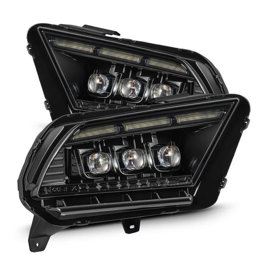 AlphaRex (NOVA-Series) 2013-2014 Ford Mustang Projector Headlights - Black - Headlights (Image 1 of 6)