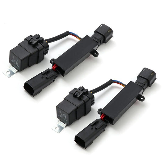 AlphaRex Headlights Converters for 16-18 GMC Sierra / Chevy Silverado 1500 w/ Stock LED Headlights - Wiring Parts (Image 1 of 6)