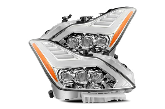 AlphaRex (NOVA-Series) 2008-2013 Infiniti G37/2014-2015 Q60 LED Projector Headlights G2 - Chrome - Headlights (Image 1 of 5)
