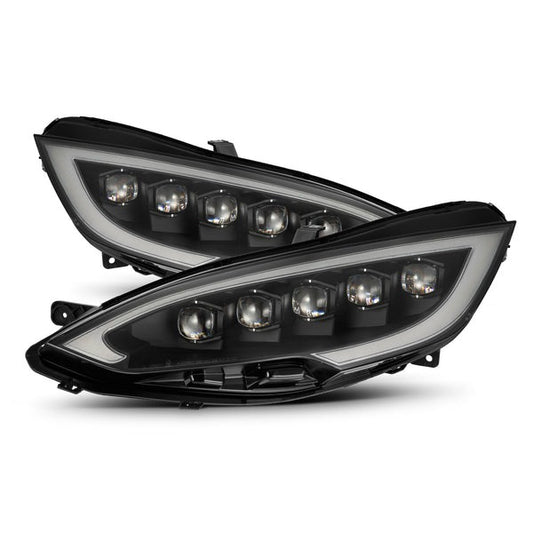AlphaRex (NOVA-Series) 2012-2021 Tesla Model S LED Projector Headlights - Black - Headlights (Image 1 of 6)