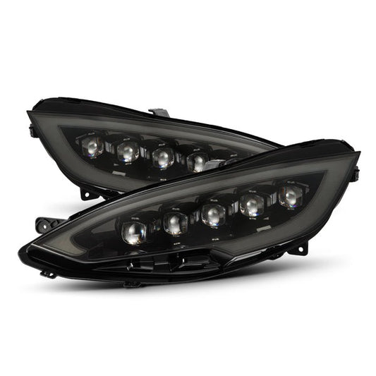AlphaRex (NOVA-Series) 2012-2021 Tesla Model S LED Projector Headlights - Alpha-Black - Headlights (Image 1 of 6)