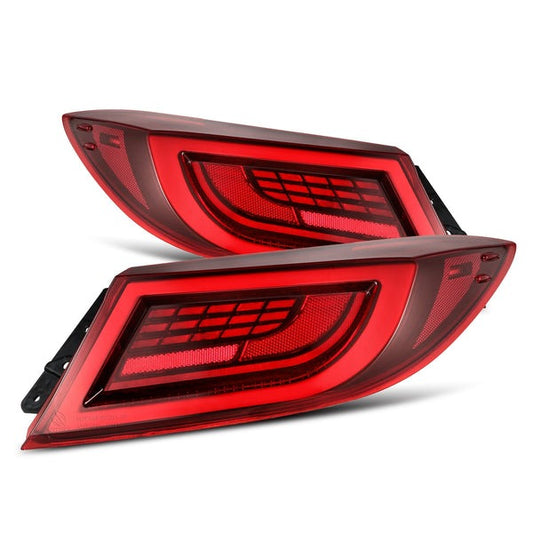 AlphaRex (LUXX-Series) 2022-2024 Toyota GR86/Subaru BRZ LED Tail Lights - Vivid Red - Tail Lights (Image 1 of 6)
