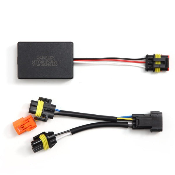 AlphaRex Headlights Converters for 16-21 Honda Civic w/ Stock LED Headlights - Wiring Parts (Image 3 of 6)