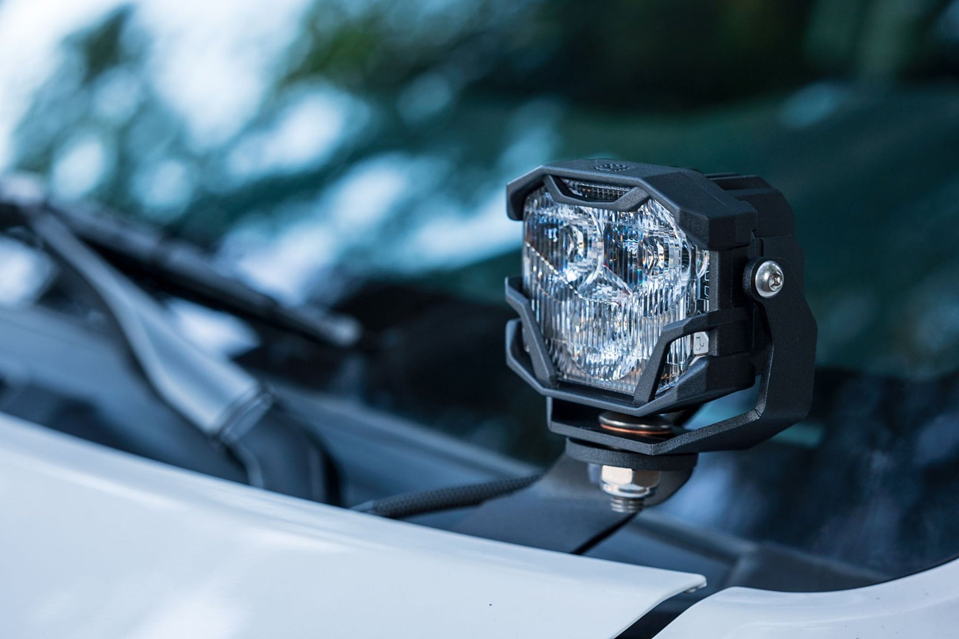Morimoto 4Banger Ditch Light Kit: 19-24 Sierra 1500 (NCS Yellow Combo Beam) - Off Road - Veh. Spec (Image 4 of 6)