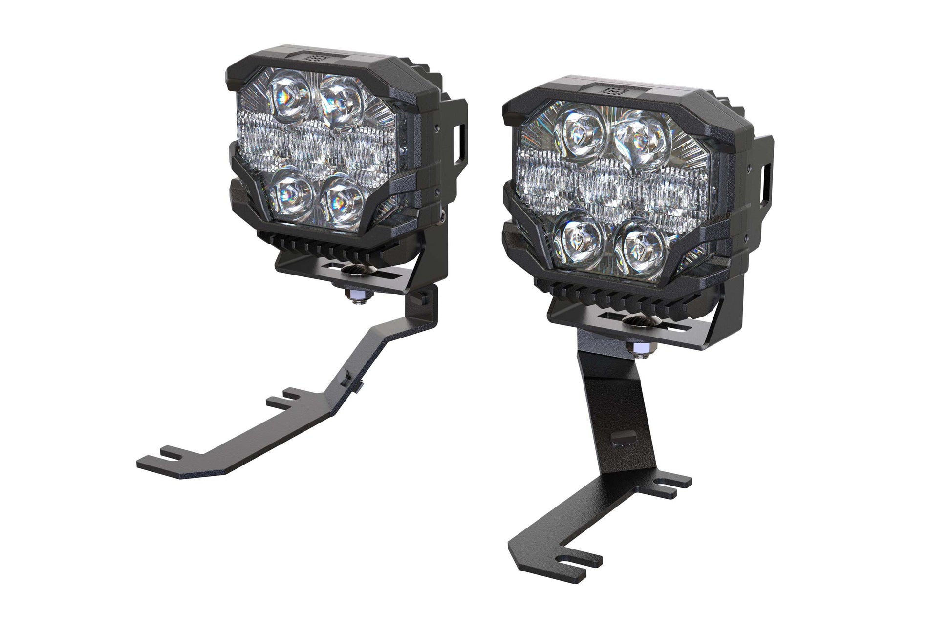 Morimoto BigBanger Ditch Light Kit: 19-24 Sierra 1500 (HXB White Spot Beam) - Off Road - Veh. Spec (Image 1 of 6)
